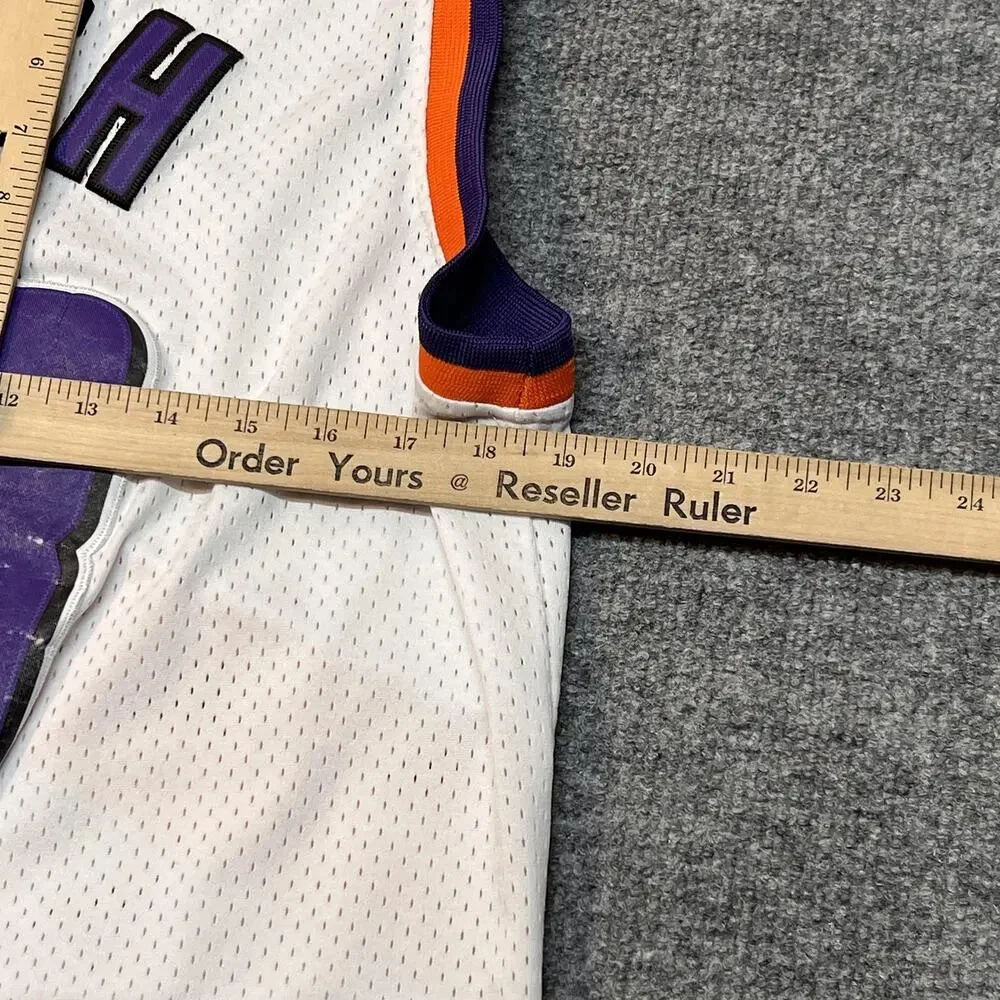 Phoenix Suns Jersey Mens S White NBA Steve Nash 13 Adidas Hardwood Classics